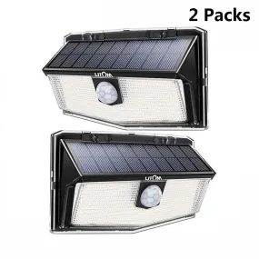 2 Pcs Litom 300 LED Solar Motion Sensor Light