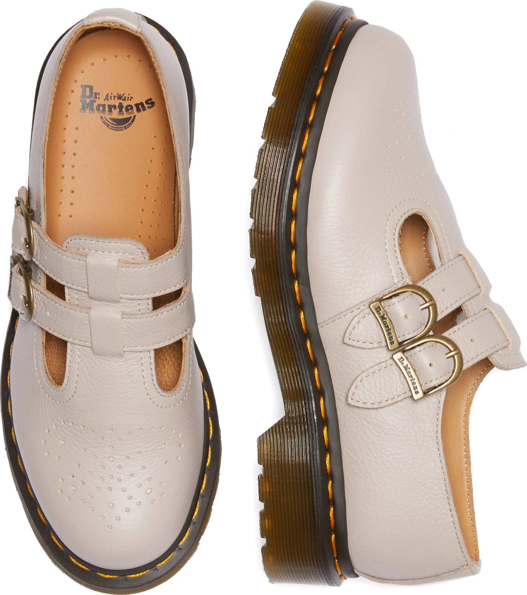 8065 Smooth Leather Mary Jane Shoe - Women's|-|Chaussures Mary Jane en cuir lisse 8065 - Femme