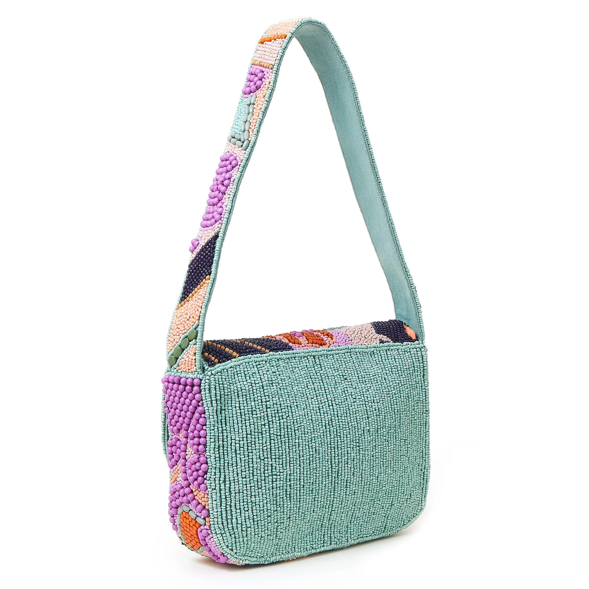 Accessorize London Women's Multi Color Palm Hand-beaded Shoulder Bag