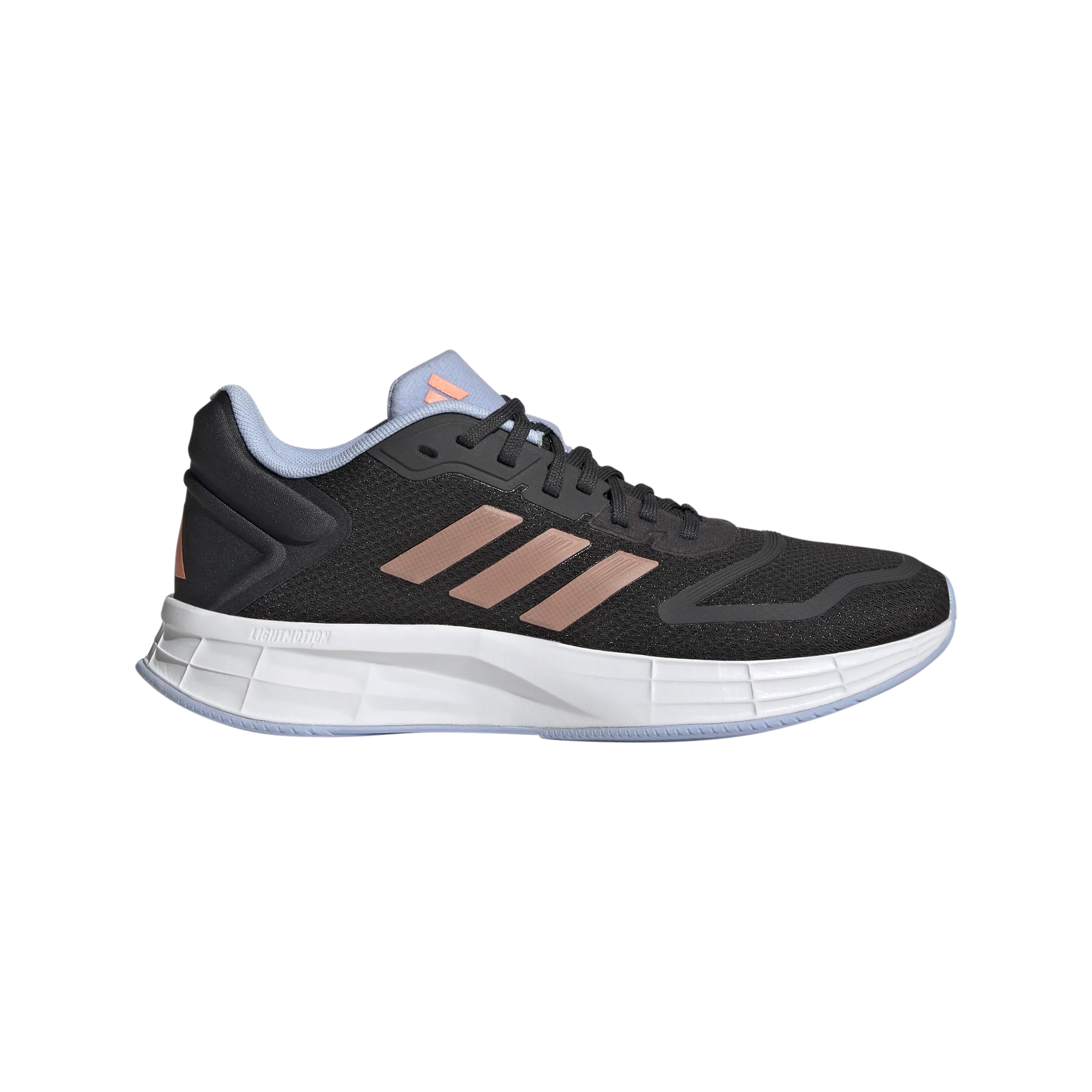 adidas Duramo 10 Running Shoes - Womens - Carbon/Coral Fusion/Blue Dawn