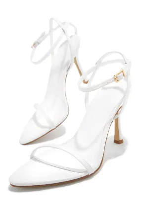 Adrienne Single Sole Heels - White