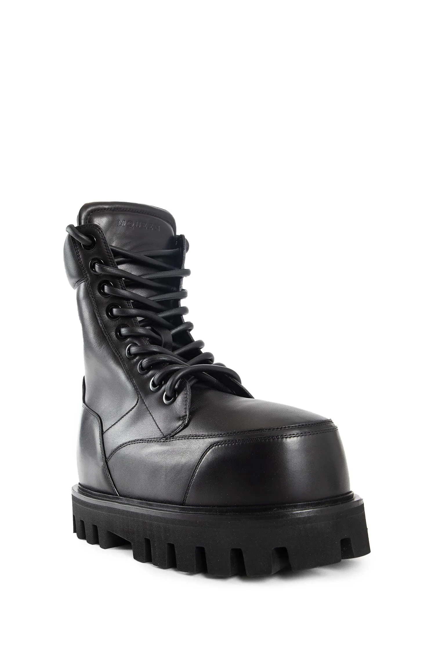 ALEXANDER MCQUEEN MAN BLACK BOOTS