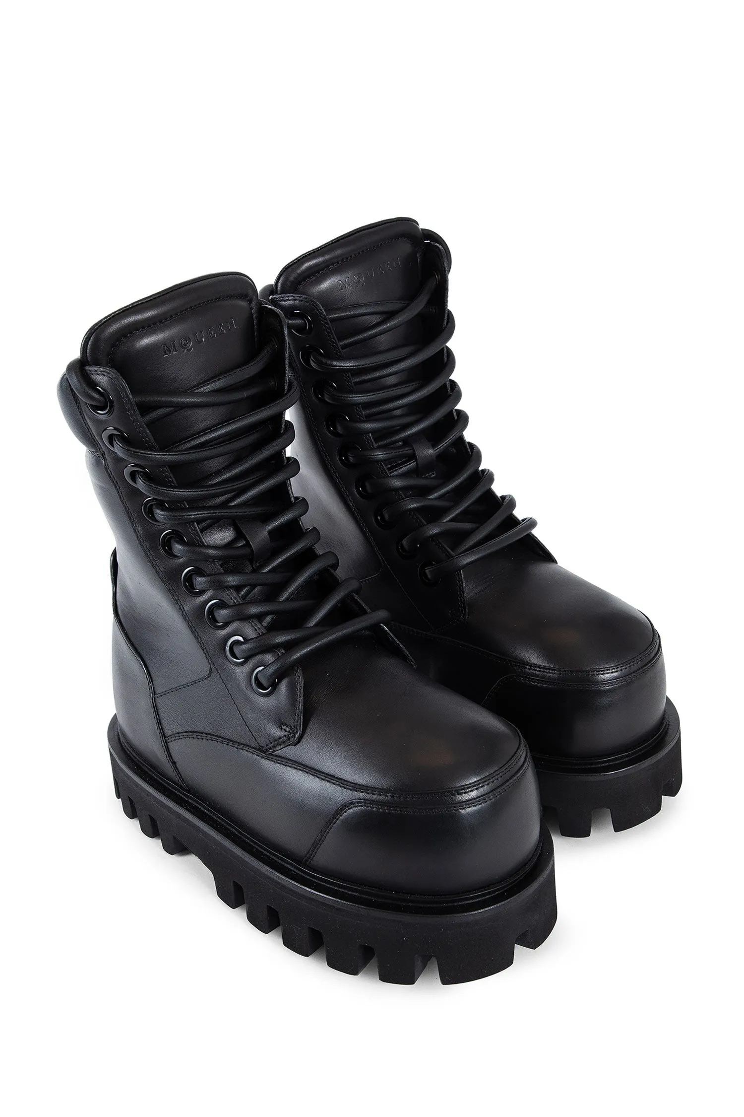 ALEXANDER MCQUEEN WOMAN BLACK BOOTS