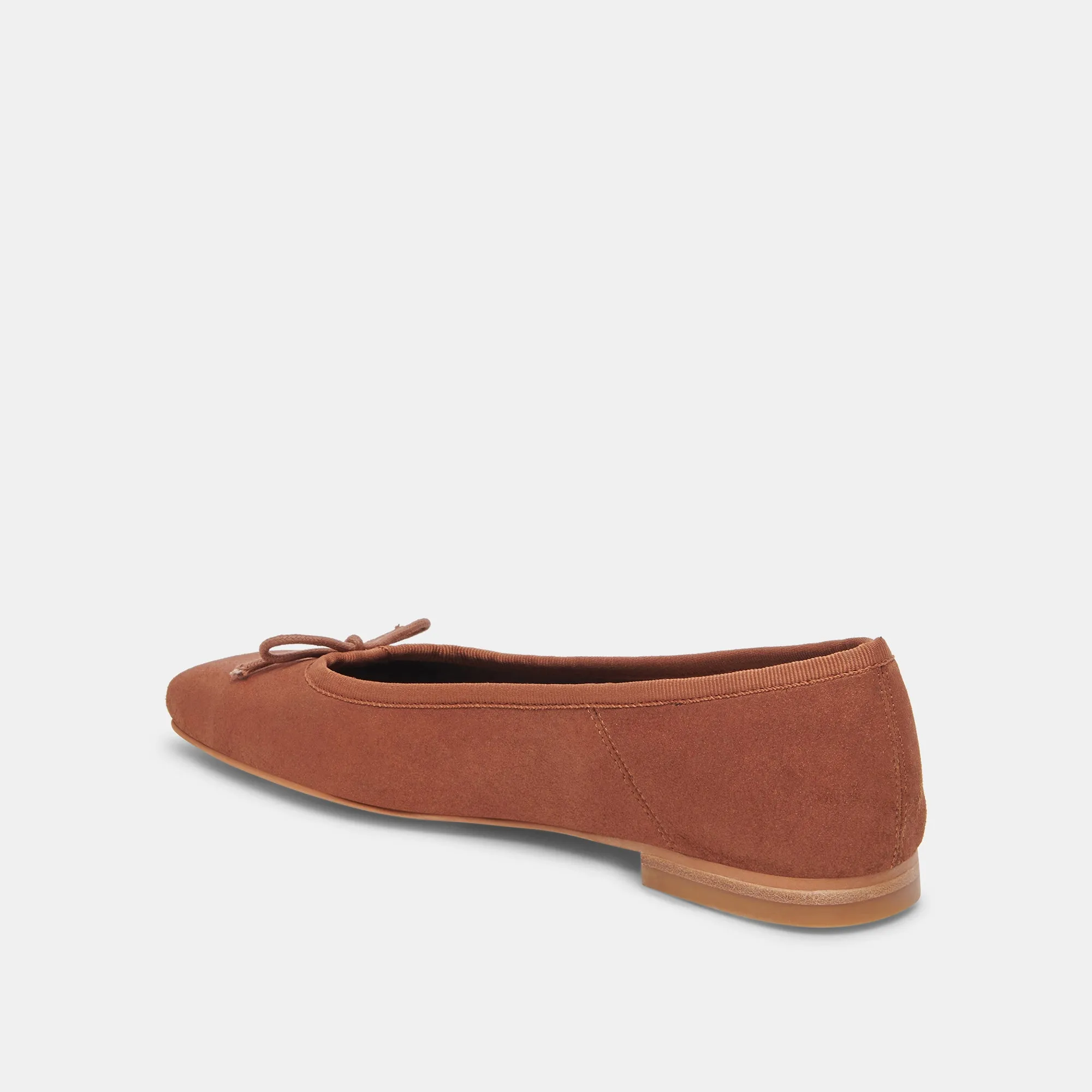 ANISA BALLET FLATS COPPER METALLIC SUEDE - re:vita