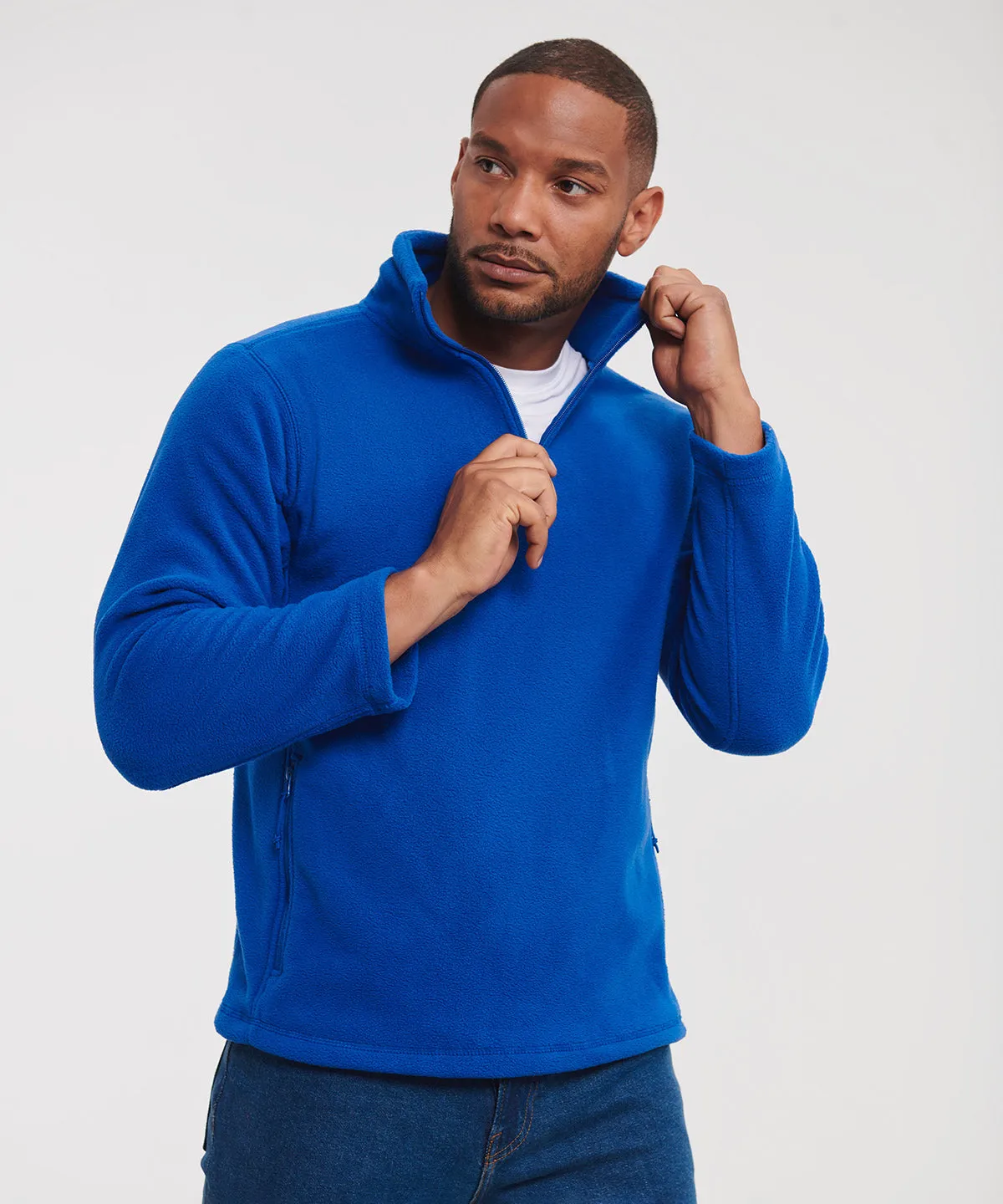 Bright Royal - -zip outdoor fleece