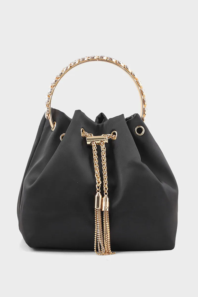 Bucket Hand Bags B20788-Black