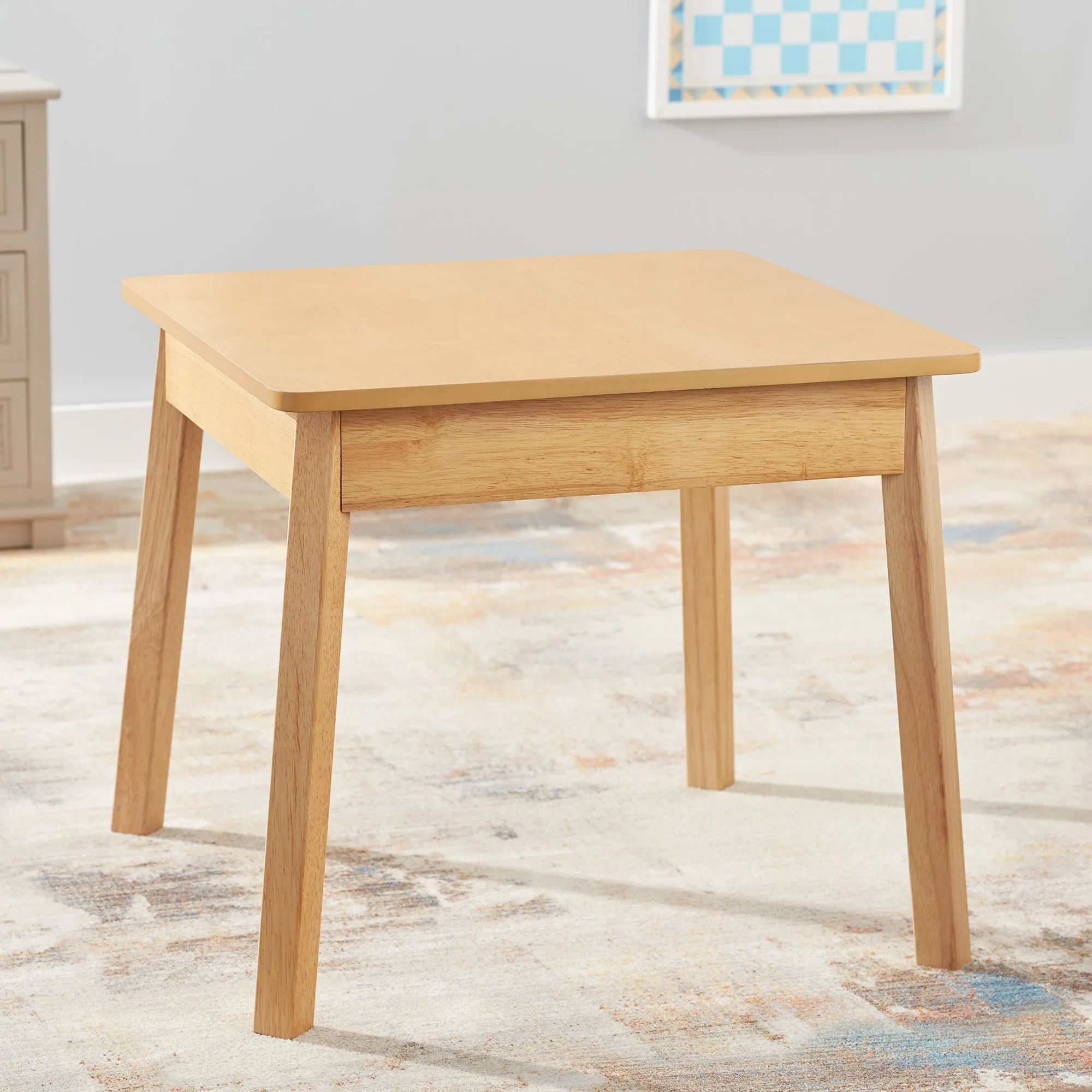 Child’s Wooden Square Table