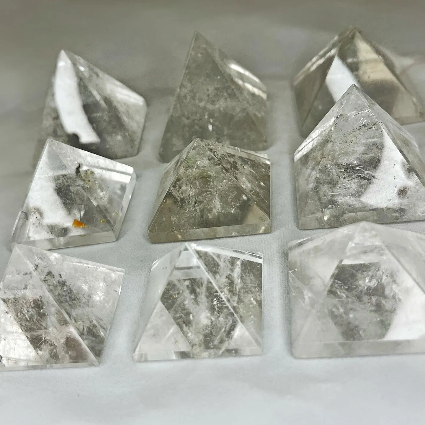 Clear Quartz Pyramids