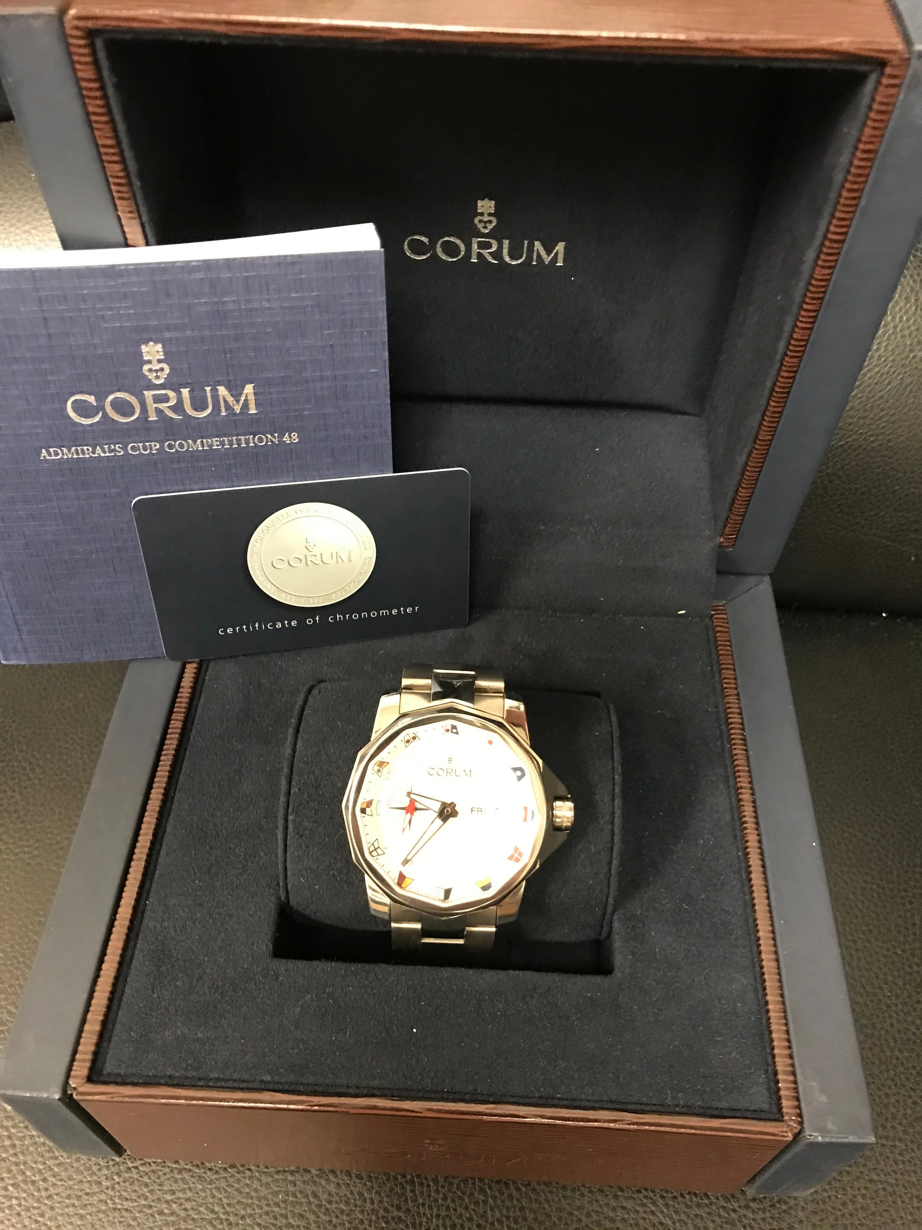 Corum Admirals Cup Competition  947.931.04 Silver Dial Automatic Men's Watch