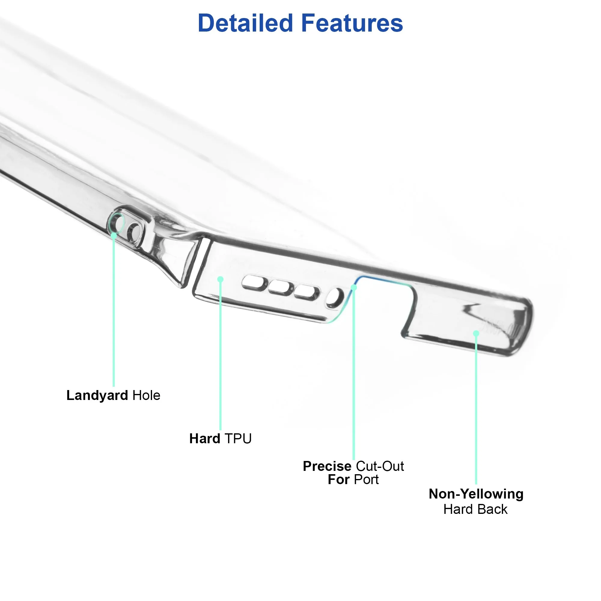 Crystal Clear Hard Back Anti-Yellowing Phone Case For Samsung M35 5G