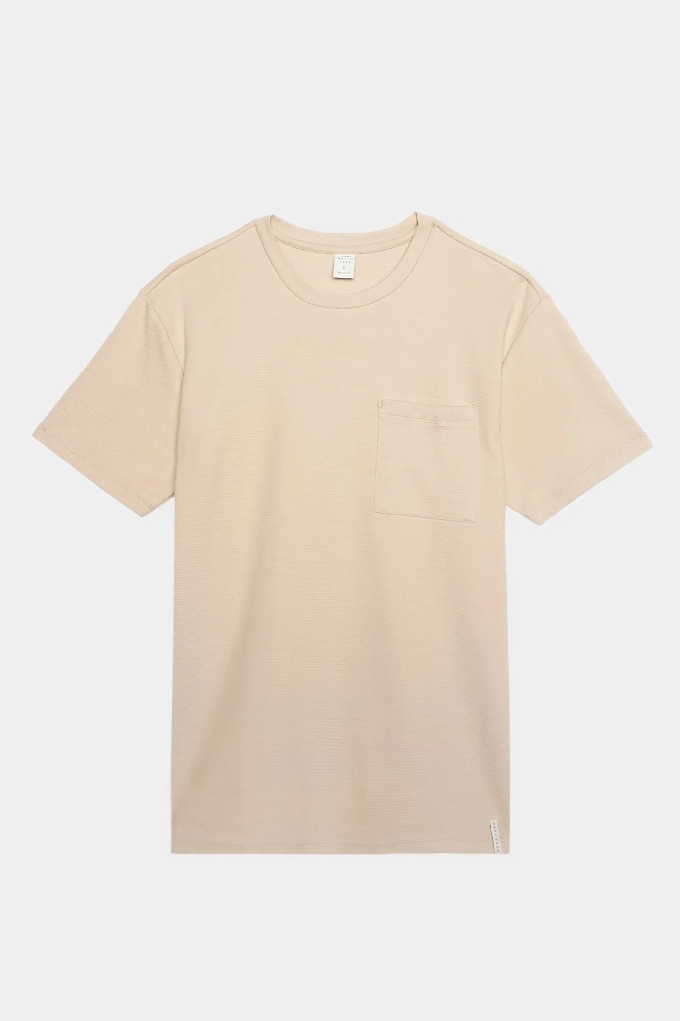 Dress Code Textured T-Shirt with Pocket