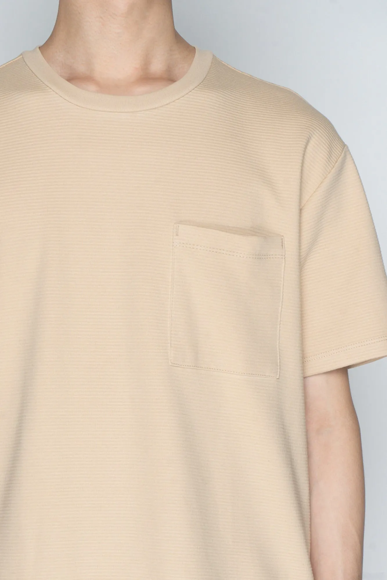 Dress Code Textured T-Shirt with Pocket