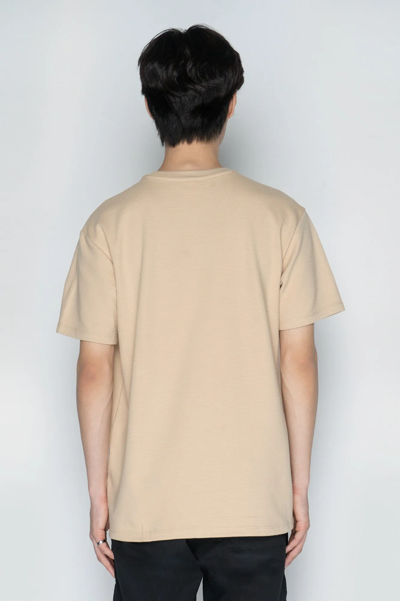 Dress Code Textured T-Shirt with Pocket