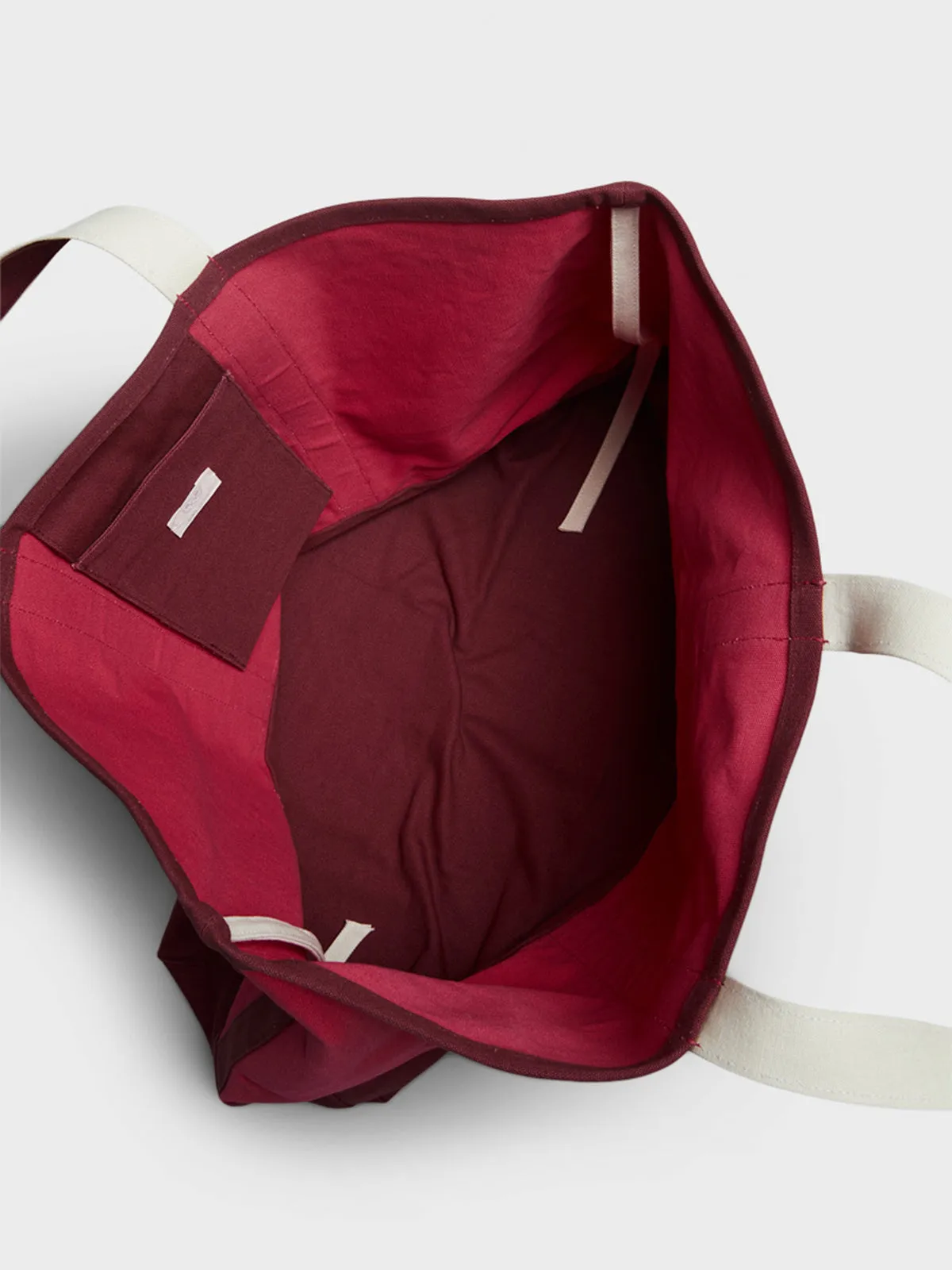 Easy Bag Large in Rasberry and Ruby Wine