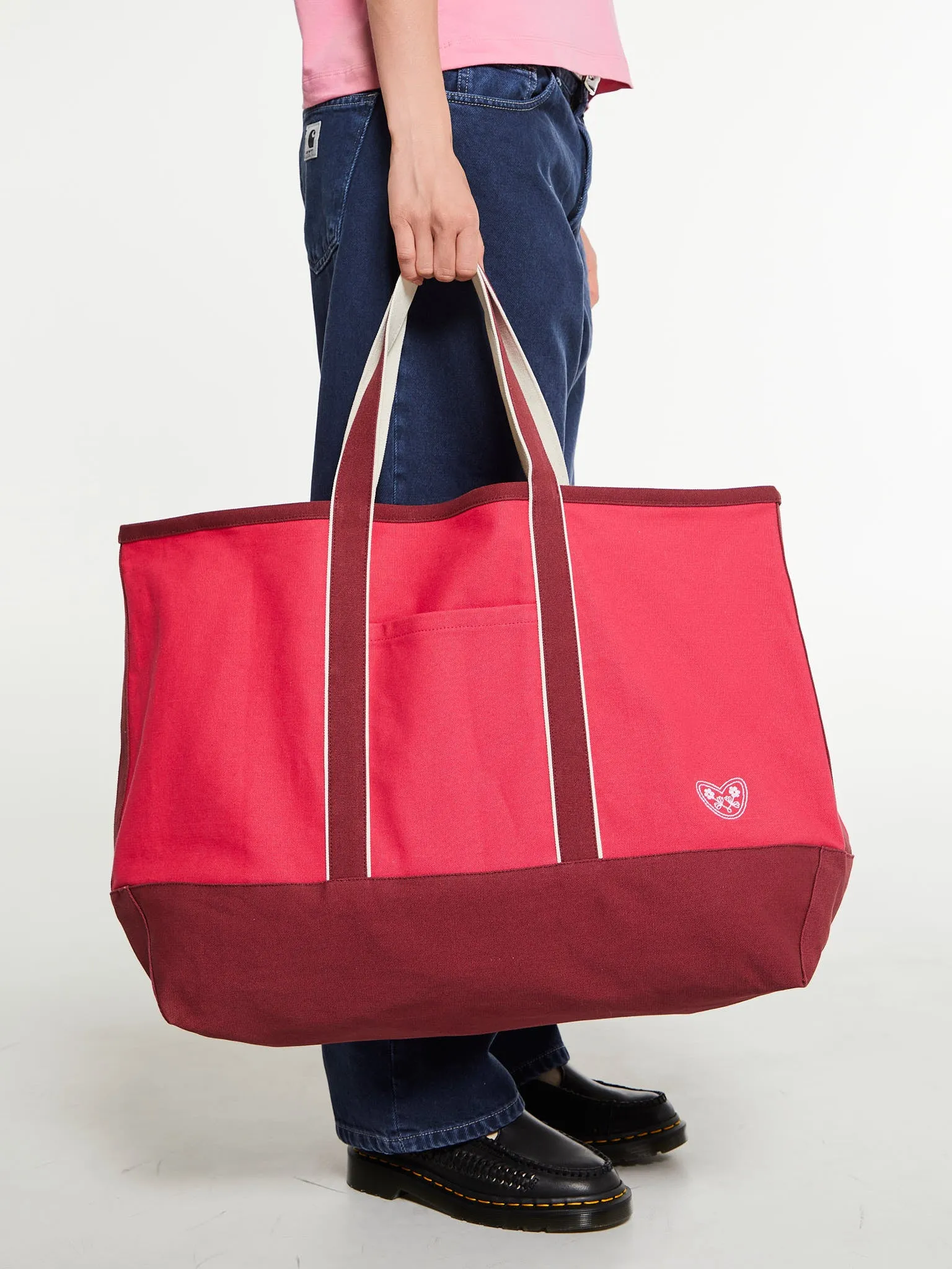 Easy Bag Large in Rasberry and Ruby Wine