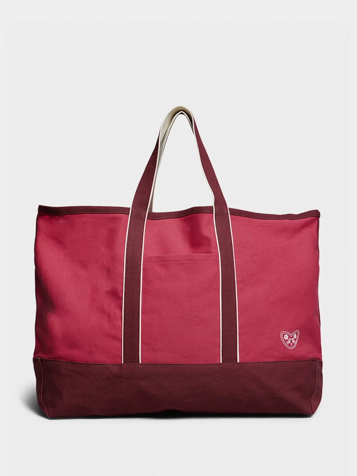 Easy Bag Large in Rasberry and Ruby Wine