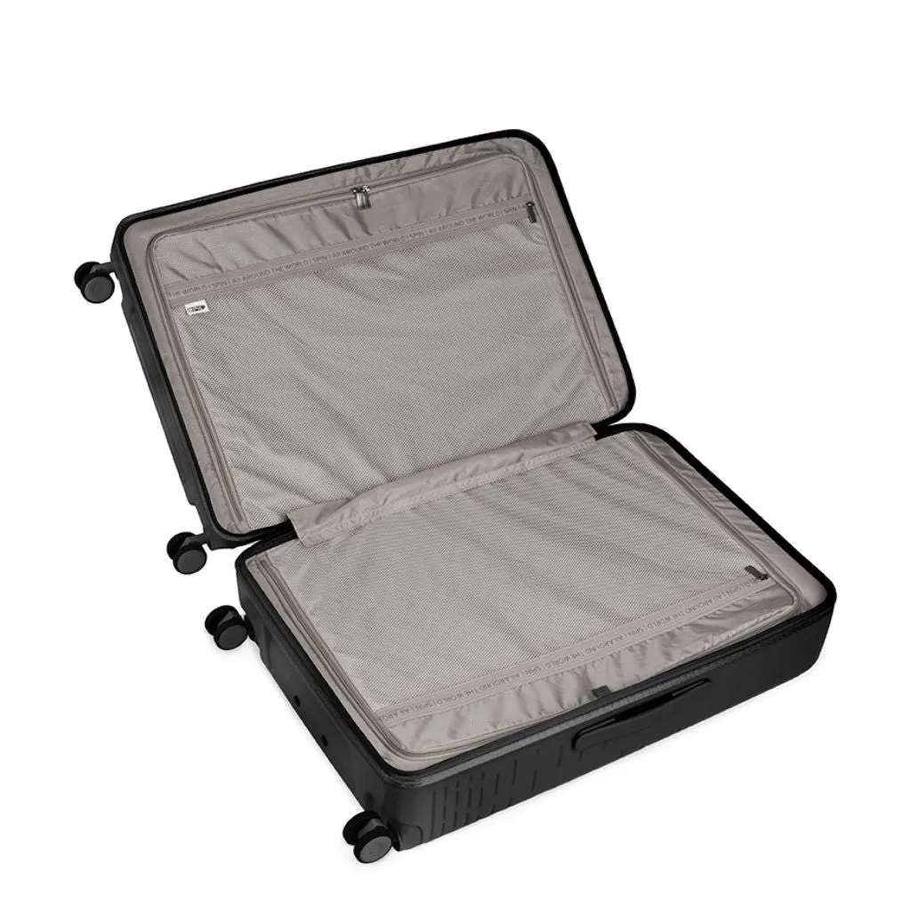 Epic Spin 75cm Large Lightweight Suitcase - Matt Black