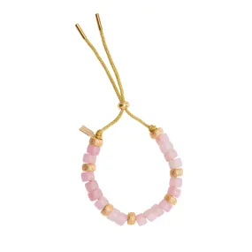 Eye Candy Bracelet - Rose Quartz