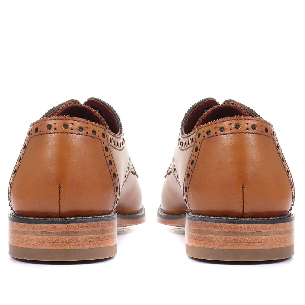 Foley Calf Leather Derby Brogue - FOLEY / 27254229