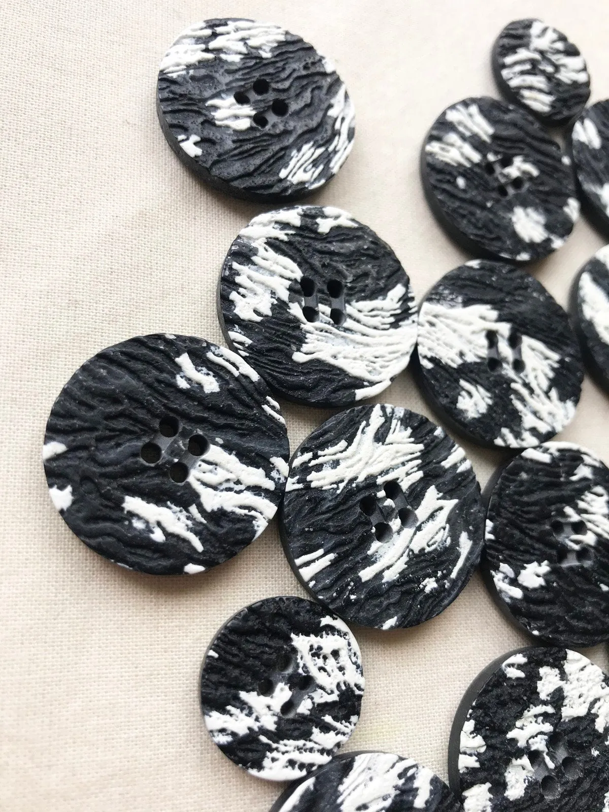 Granite Textured Buttons 2 Sizes