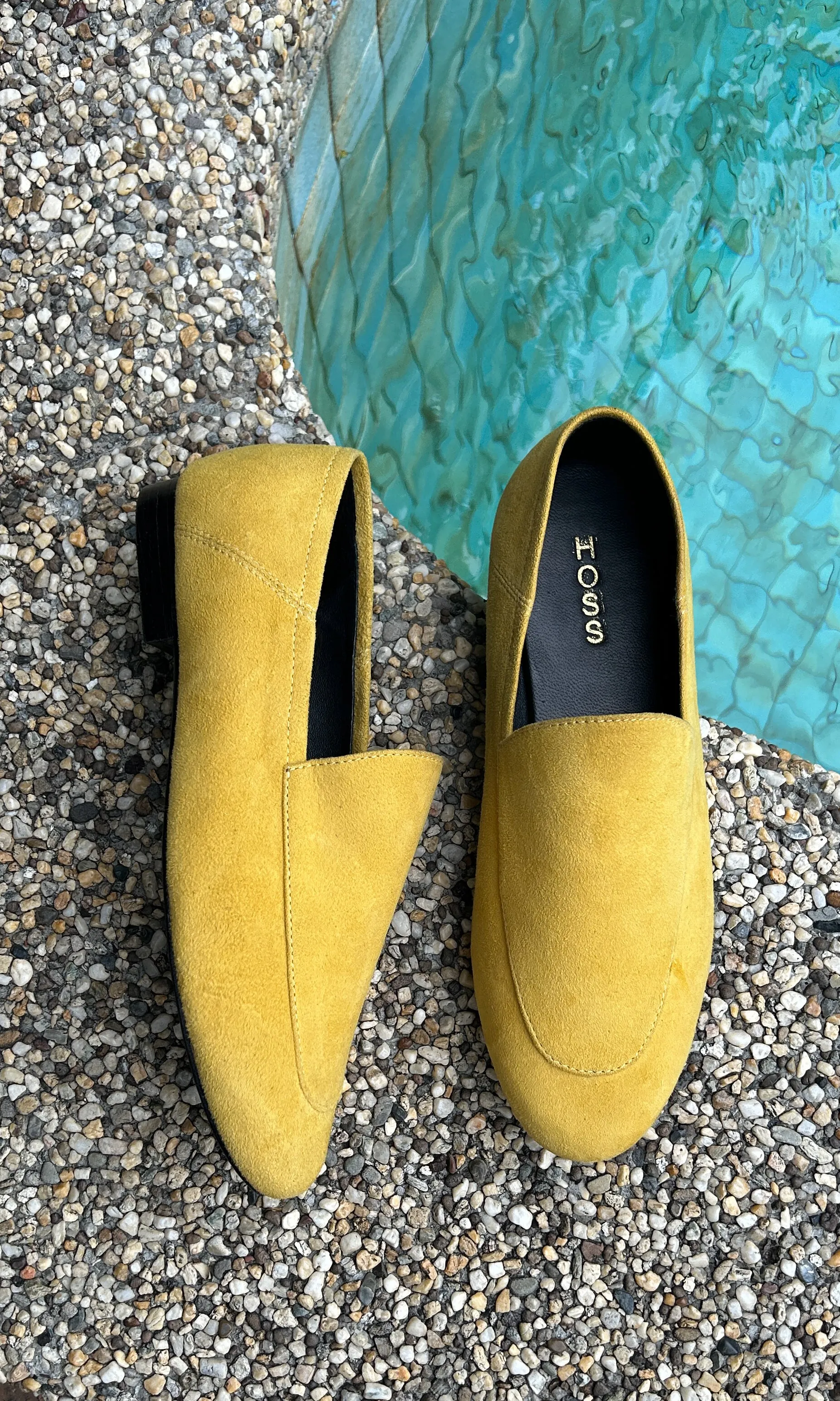 HOSS Suede Loafer -  Yellow/ Mustard