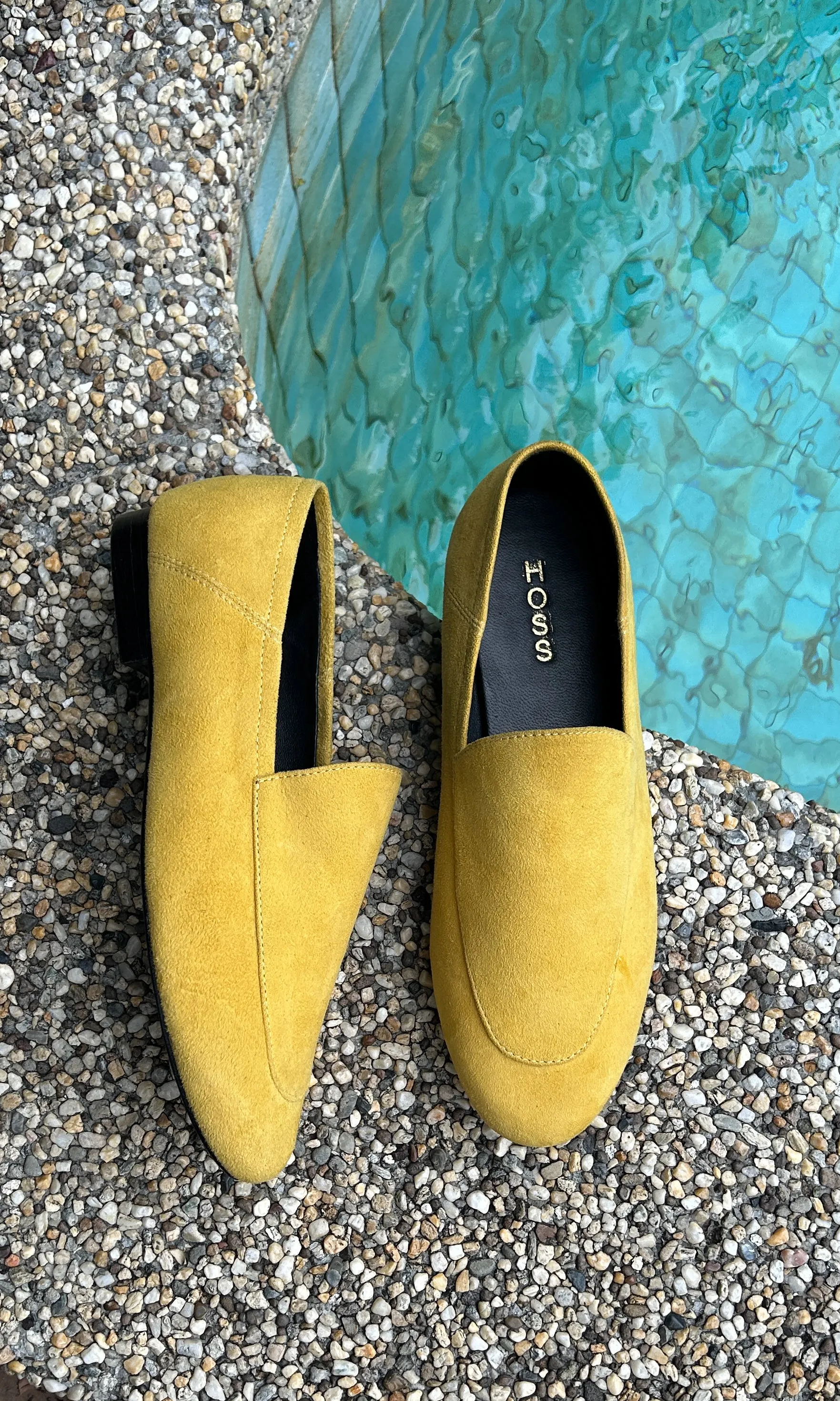 HOSS Suede Loafer -  Yellow/ Mustard