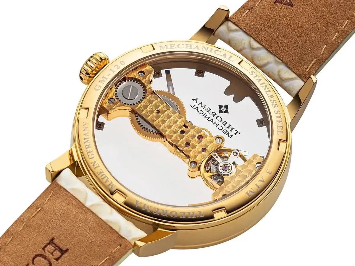 Lady Butterfly Theorema - GM-120-5A |GOLD| Made in Germany Watch