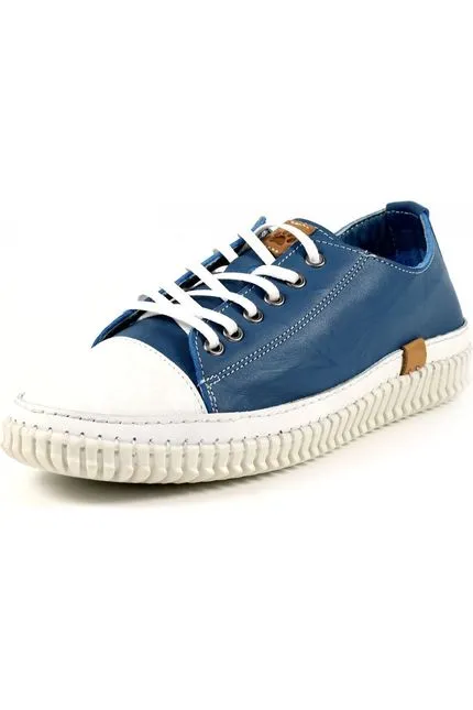 Lunar Shoes Truffle FLD105 in blue