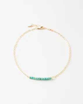 Maia Gemstone Anklet