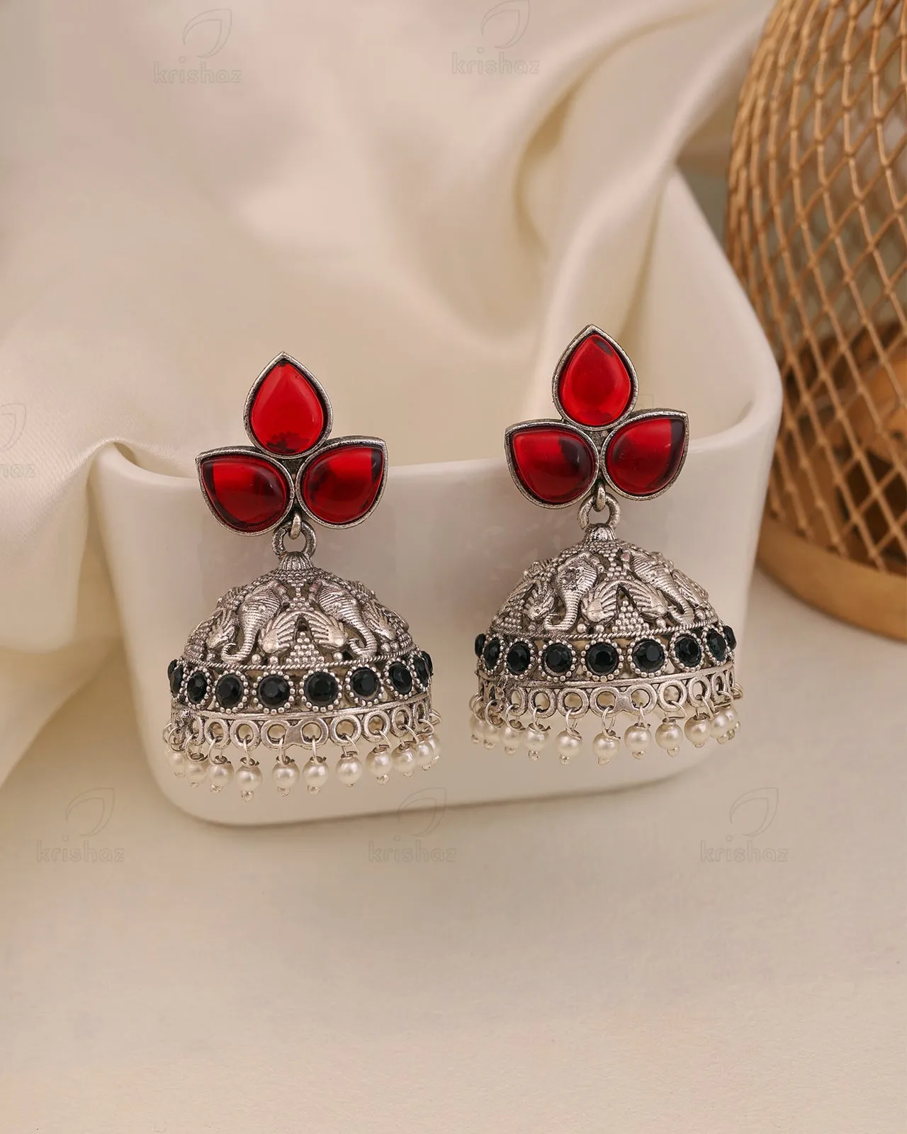 Mayuksh Jhumki Earrings