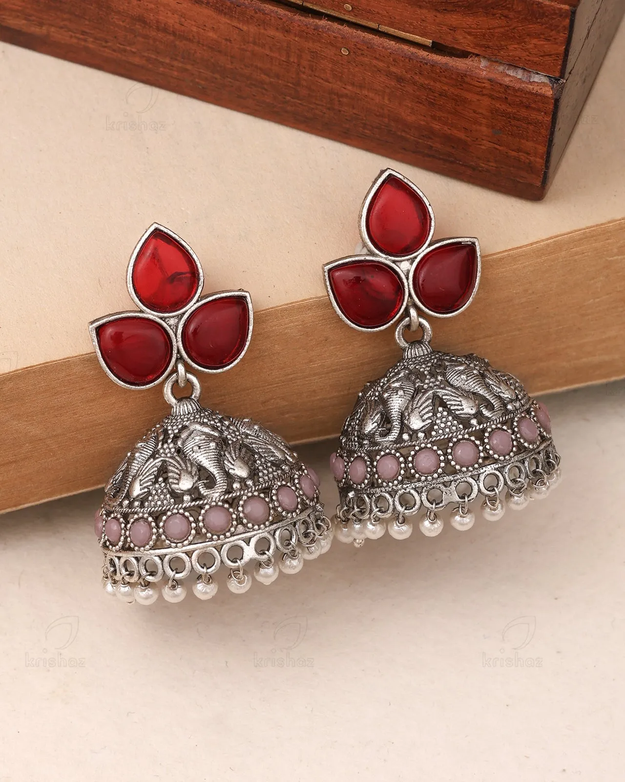 Mayuksh Jhumki Earrings