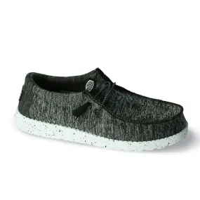 Mens Hey Dude Wally Sport Knit in Black/White