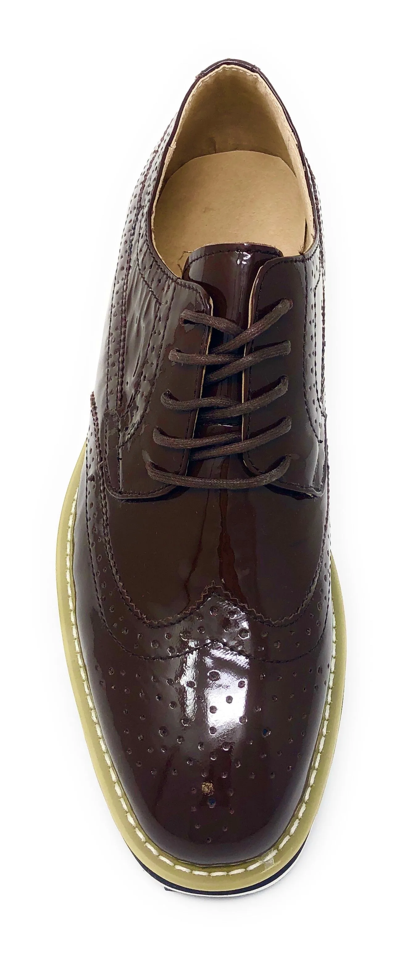 Men's Leather Shoes - Spirit Brown - Fashion-Mens