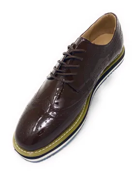 Men's Leather Shoes - Spirit Brown - Fashion-Mens