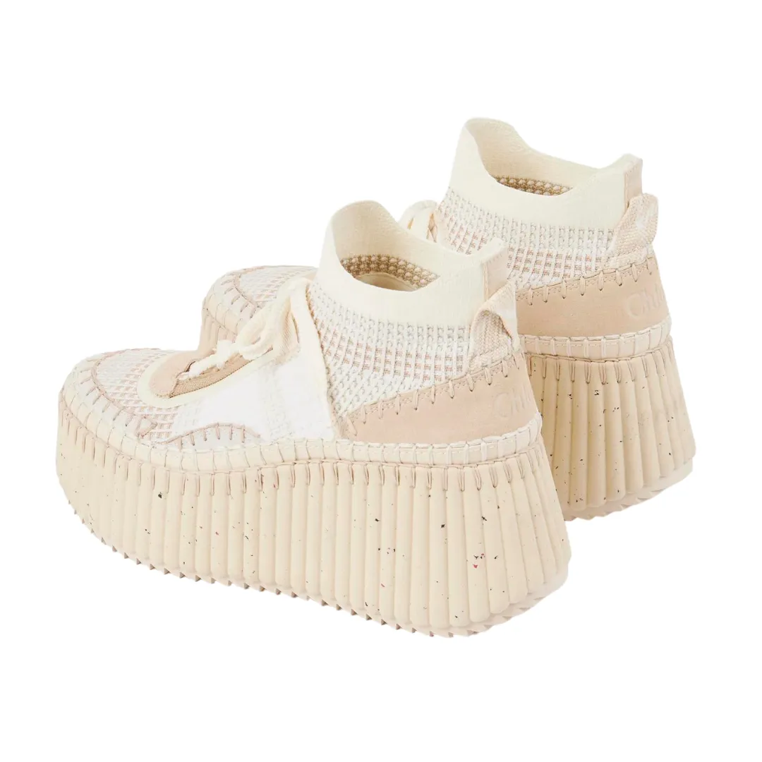 Nama Wedge Sneaker Seed Pearl