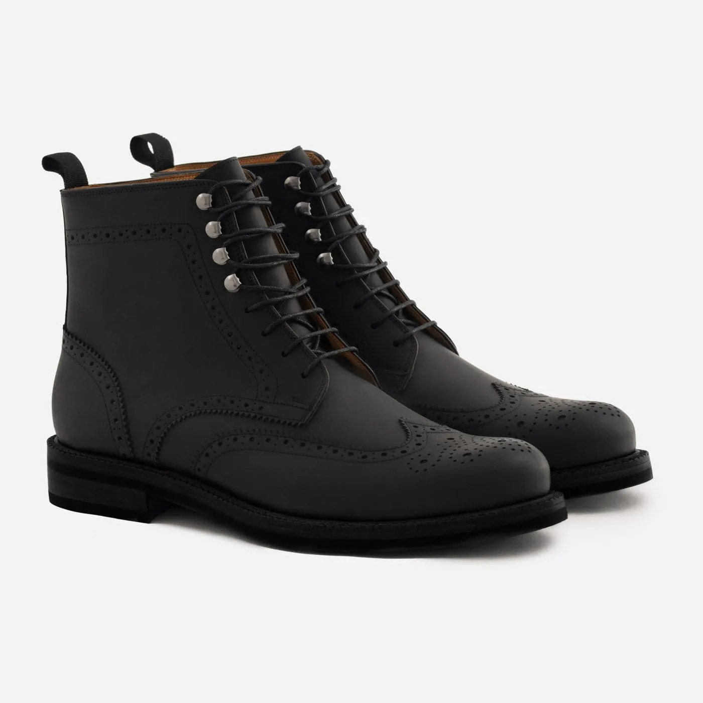 Nolan Brogue Boots - Pull-Up - Men's