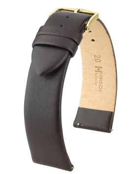 Open End HIRSCH TORONTO Classic Italian Calfskin Watch Strap  037 02 OE