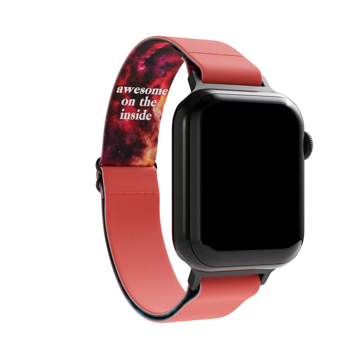 Red Awesome on the Inside Watch Band