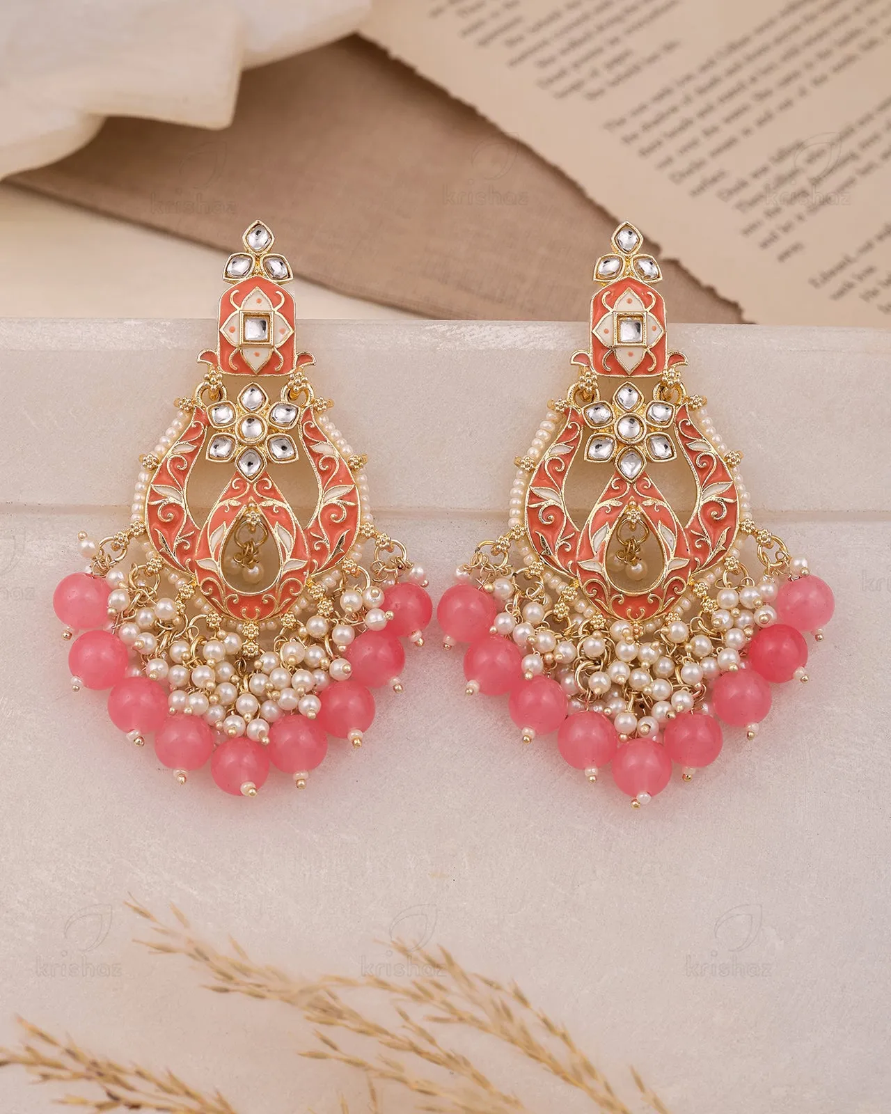 Sheetal Kundan Danglers-M