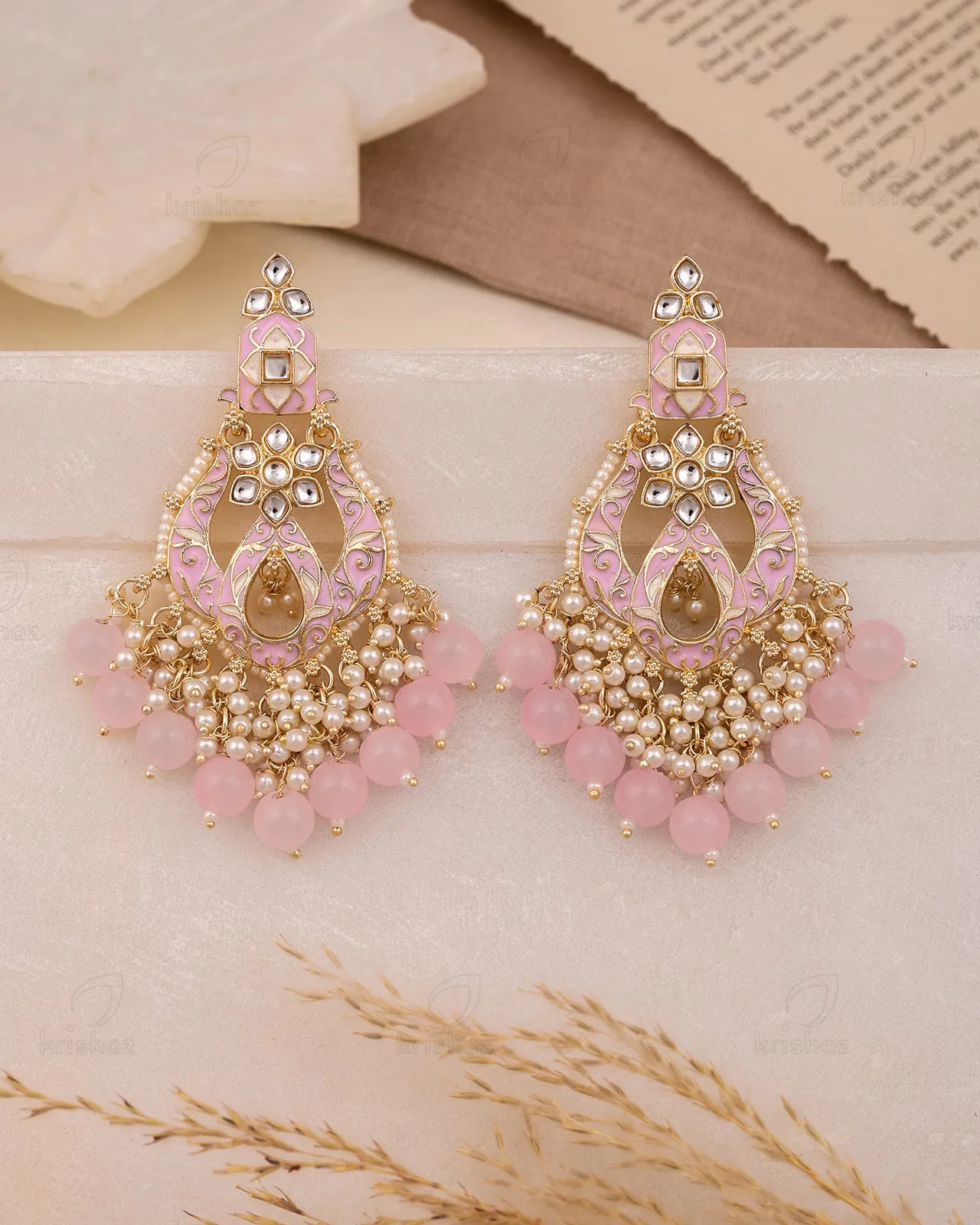 Sheetal Kundan Danglers-M