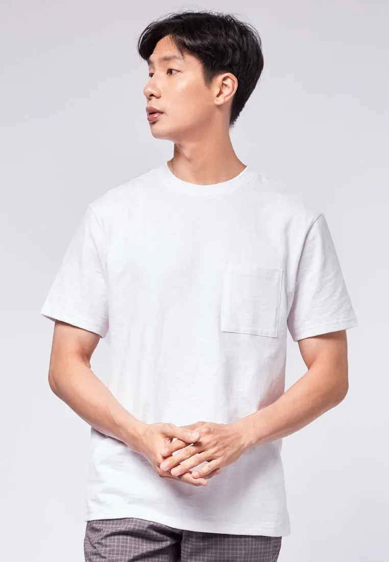 Short Sleeve T-shirt with Pocket Details