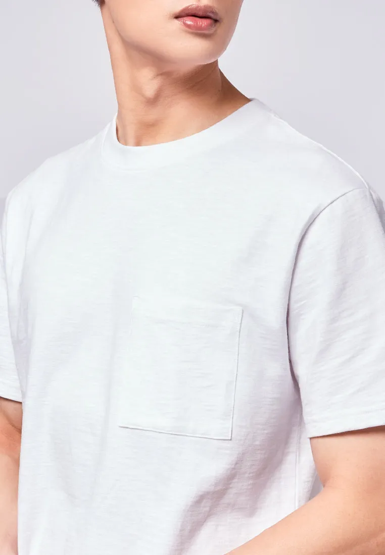 Short Sleeve T-shirt with Pocket Details