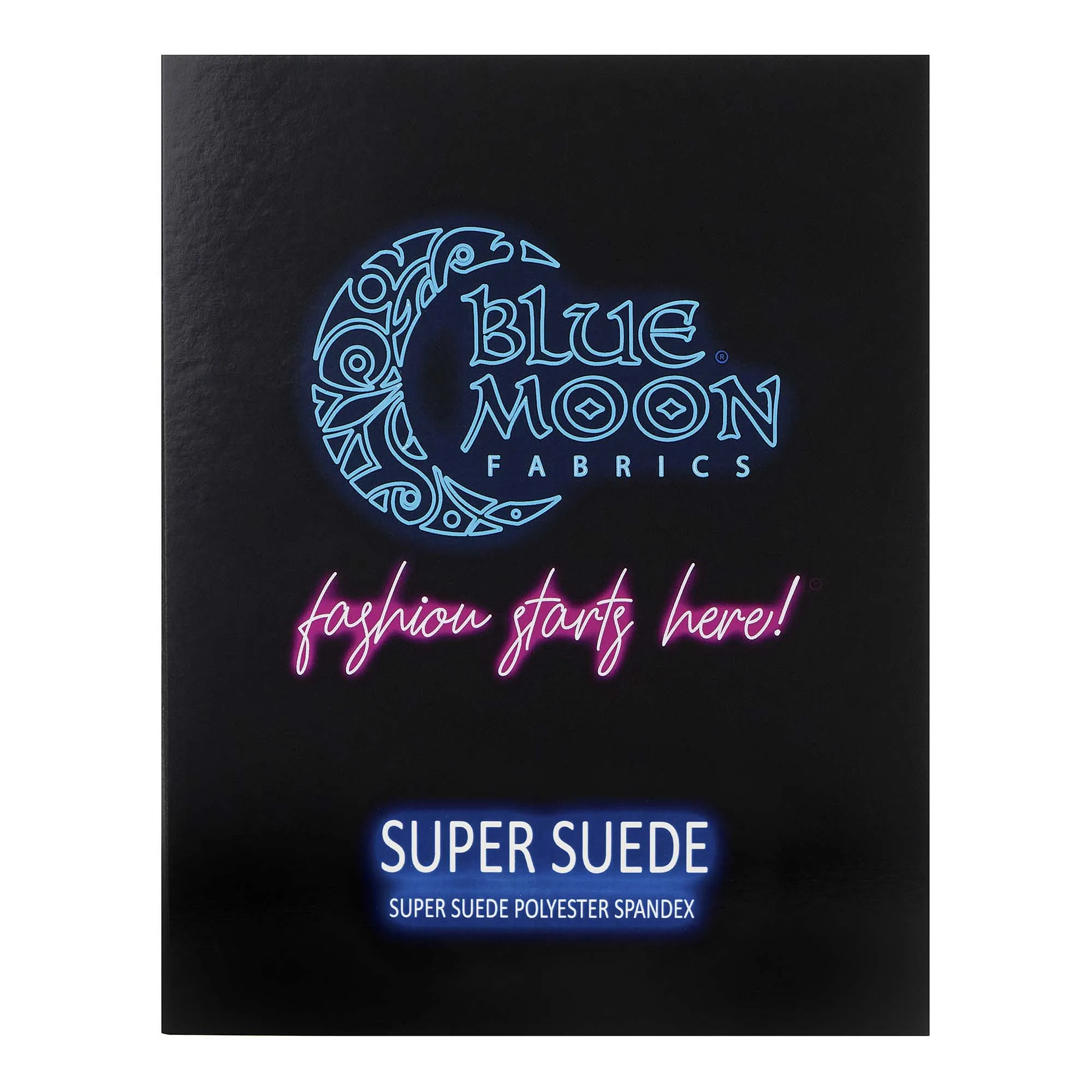 Super Suede Polyester Spandex Color Card | Blue Moon Fabrics