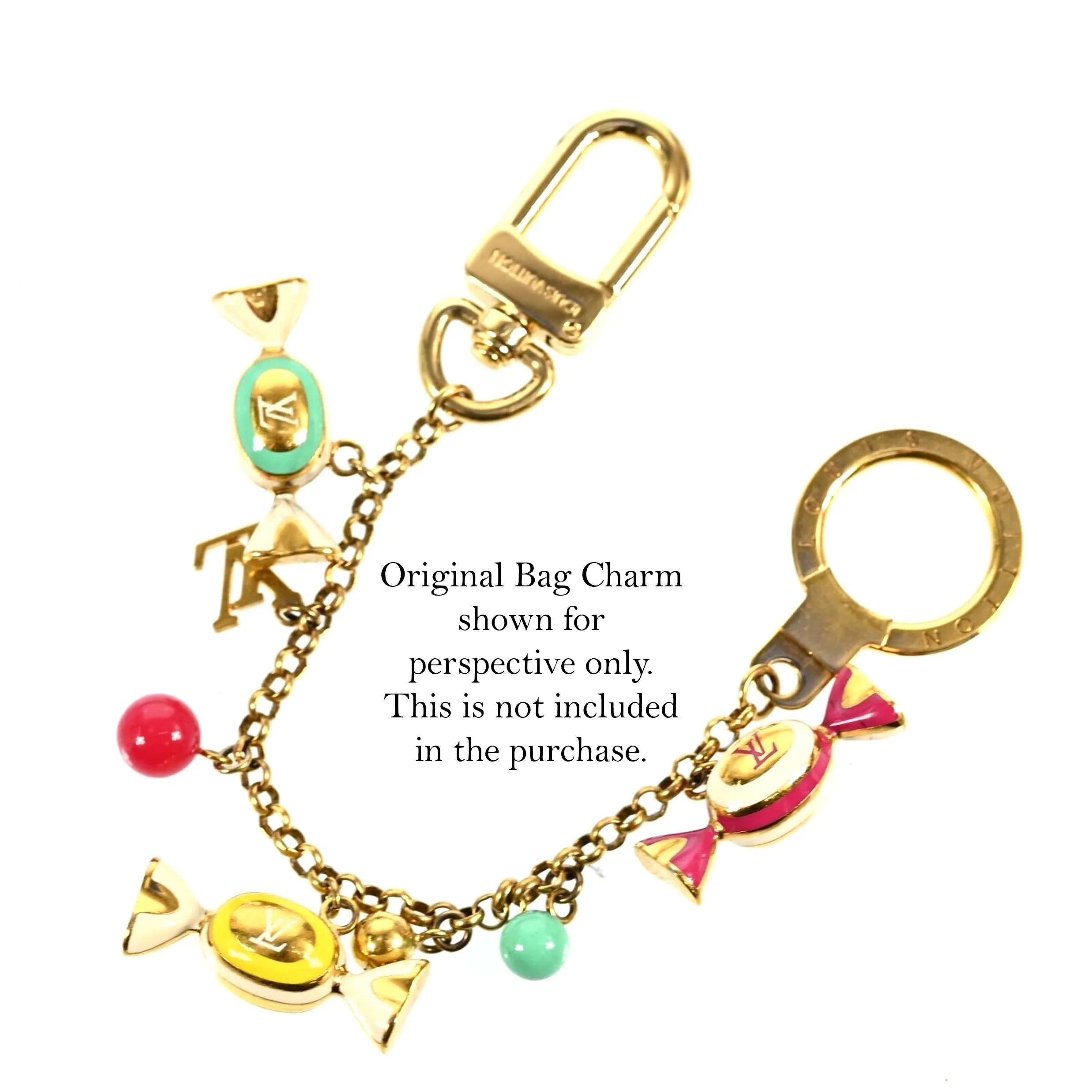 Sweet Like Candy - LV Charm Necklace with GF Link Chain