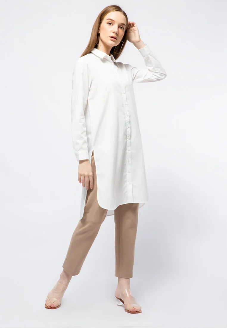 Tunic with Round Hem Details