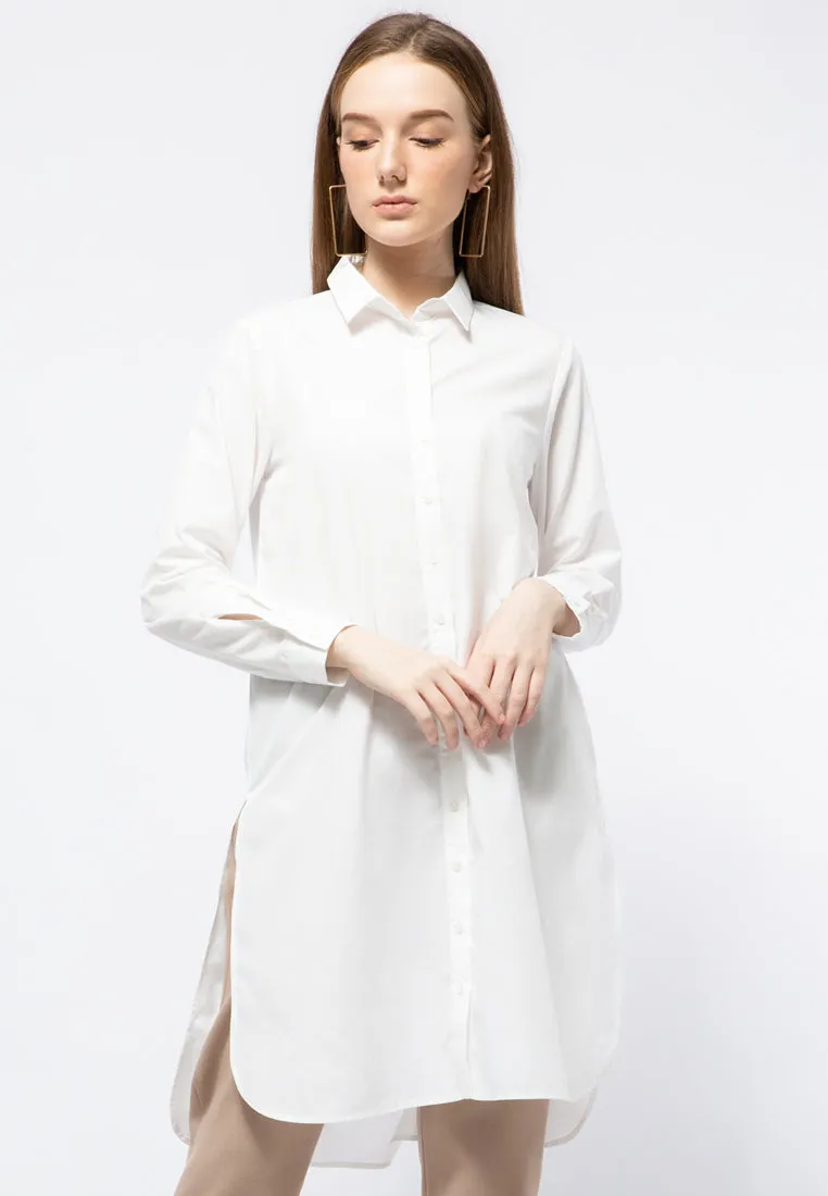 Tunic with Round Hem Details