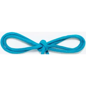 Wholesale Waxed Cotton Thin Round Dress Laces 1/8 - Turquoise (12 Pair Pack) Shoelaces