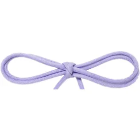 Wholesale Waxed Cotton Thin Round Dress Laces 1/8 - Violet (12 Pair Pack) Shoelaces